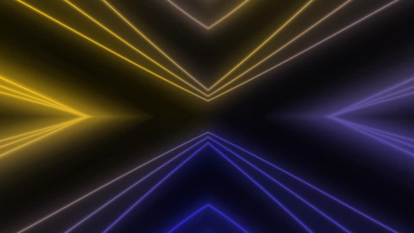 Yellow blue arrows Neon arrows lights sign design texture background pattern abstract wallpaper live  element computer graphic design LED WALL stage technology abstract seamless background 4k | Shutterstock HD Video #1104469837