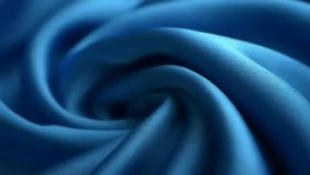 blue texture fabric cloth large scale obscure foundation. Video animation