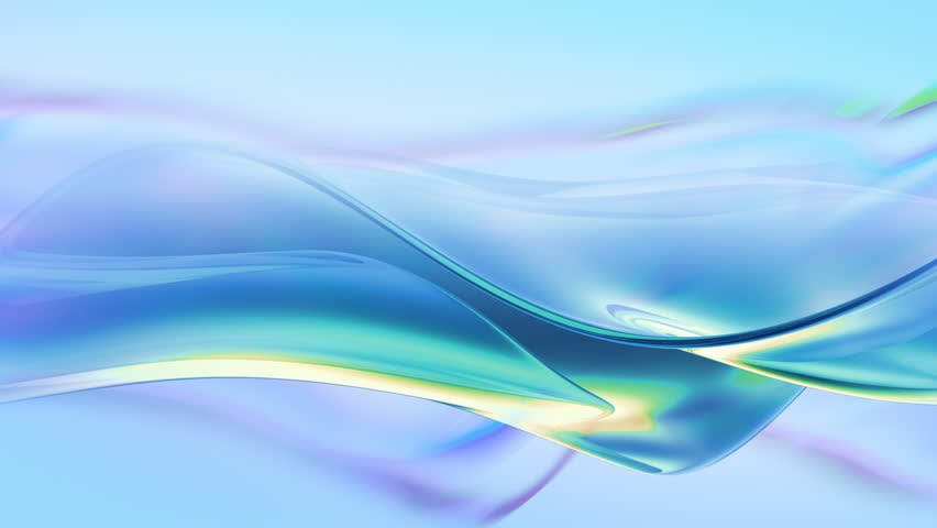 Waving Background. Clear Blue Water Filling the Screen. Beautiful Water Surface Splashing slow motion. Blue Waterline. Clean water surface on white background. Abstract liquid 4k Ultra HD 3840x2160. Royalty-Free Stock Footage #1104513647