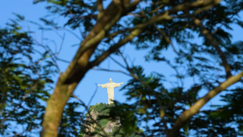 Reedmen Christ (Cristo Redentor) in Rio de Janeiro, Brazil - Latin America.