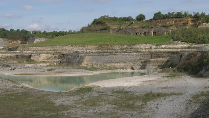 Abandoned Limestone mine in South Limburg, The Netherlands. Now a national park.