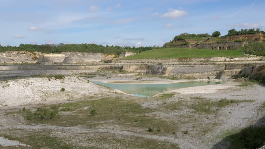Abandoned Limestone mine in South Limburg, The Netherlands. Now a national park.