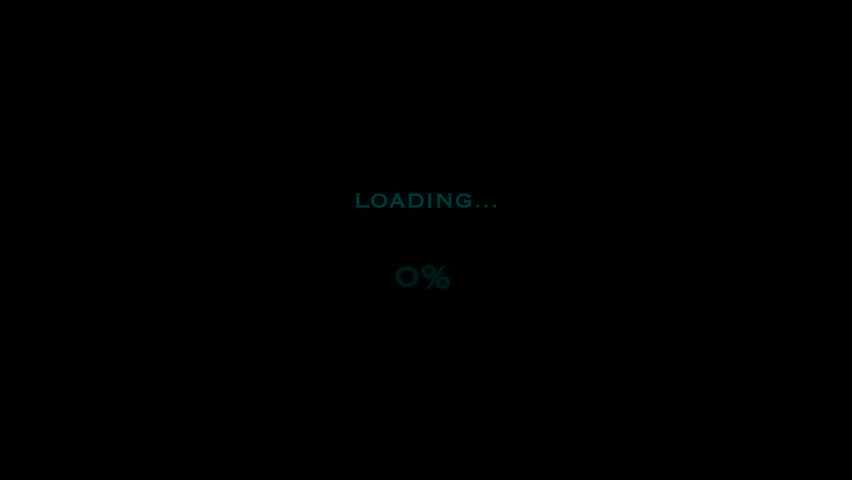 Loading progress bar. Loading Animation Icon on transparent background. Download progress from 0 to 100%. Preload animation. Animation 4K with Alpha Channel Royalty-Free Stock Footage #1104549551