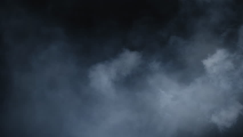 Immersive mesmerising spooky Halloween smoke cloud VFX insert element in 4k slow-motion. A captivating, ethereal swirling, mysterious atmosphere, cloudy mist fog.  Royalty-Free Stock Footage #1104575255