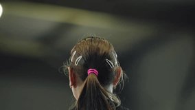 Close-up, slow-motion shot of a volleyball player serving, Volleyball competition. - Powered by Shutterstock - Get 15% off with code: PIKWIZARD15