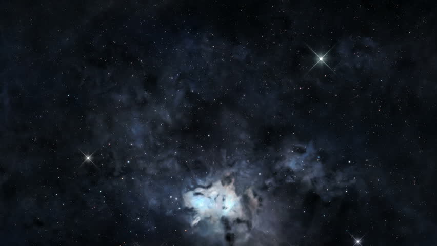 Animation of the vertical panning through the cosmic clouds