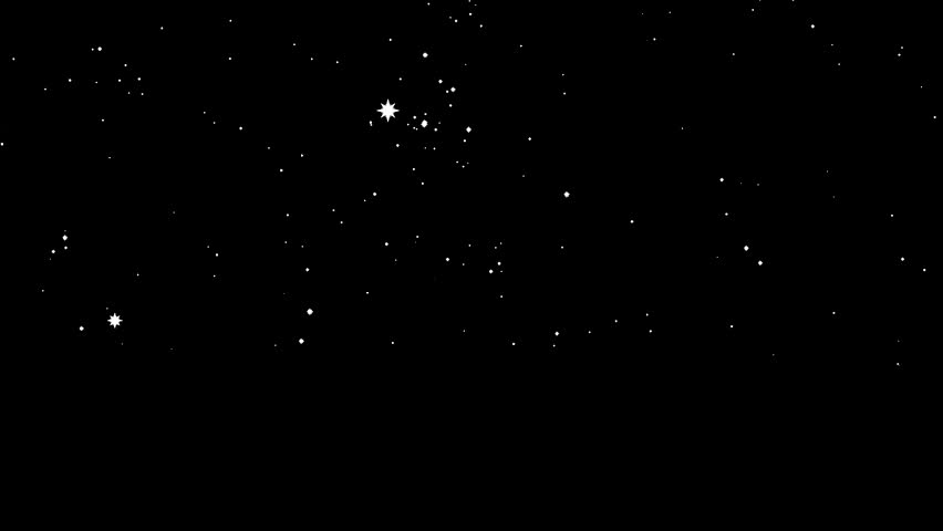 Star Twinking Loop isolated on black background Royalty-Free Stock Footage #1104625297