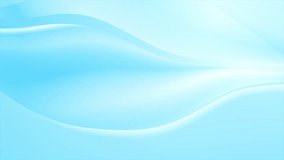 Abstract blue white smooth blurred waves background. Seamless looping motion design. Video animation Ultra HD 4K 3840x2160