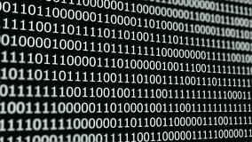 Abstract background or foreground with binary code. Digits 0 1 changes randomly. Alpha channel transparent background. code binary zeros and ones bits animation in black and white. - Powered by Shutterstock - Get 15% off with code: PIKWIZARD15