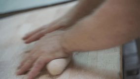 master baker forms dough into baguette on a countertop - Powered by Shutterstock - Get 15% off with code: PIKWIZARD15