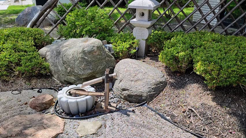 Japanese design garden in Toronto