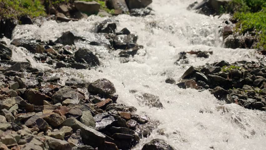 Waterfall in Slow Motion | Blue Lakes Trail, Colorado