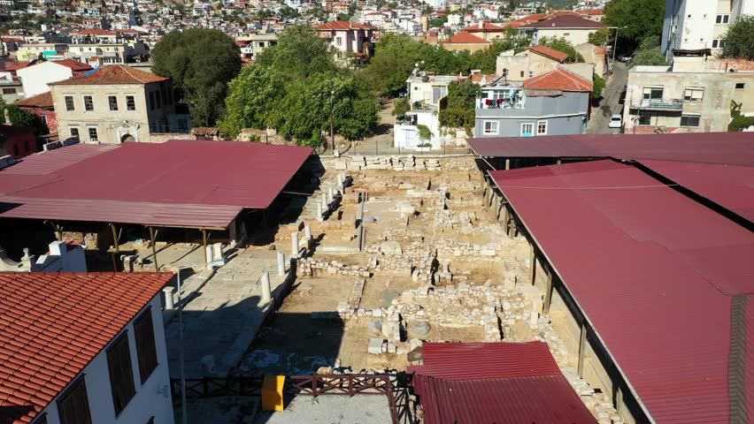 The mausoleum of Hekatomnos, King of Caria. This mausoleum is located in the Milas district of Muğla. It is the most important archaeological discovery of recent years.