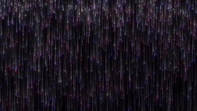 Abstract Particle Falling On Dark Black Background. Particle Rain Falling. White Particle Falling Like Rain Abstract Animation. - Powered by Shutterstock - Get 15% off with code: PIKWIZARD15