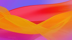 Creative design of 3d background Vibrant Colors, Liquid gradients . Colors vibrant gradients 3d animation seamless loop in 4K. Abstract colorful wave backdrop seamless loop.