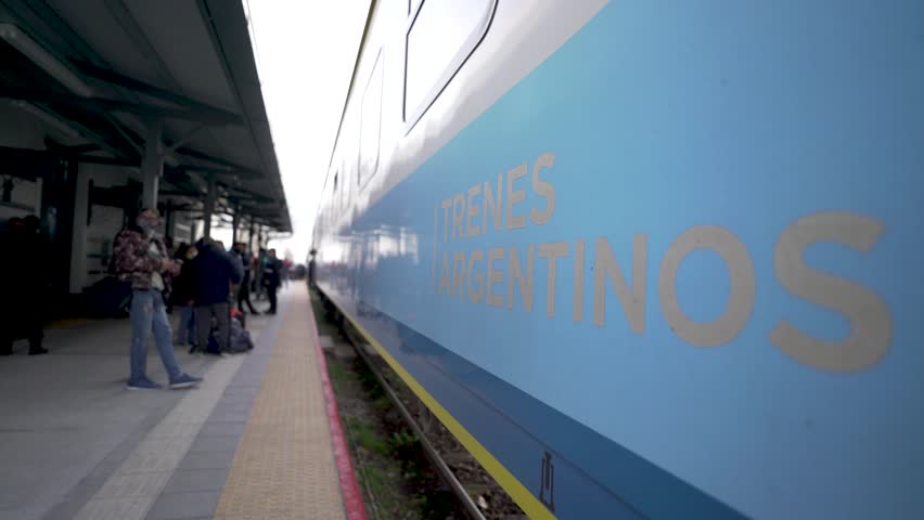 train station in the city of General Guido, Province of Buenos Aires, Argentina