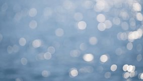 A daytime video in Thailand showing sun glitters on the ocean with bokeh effect