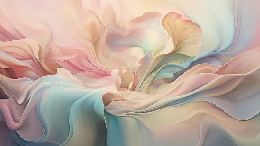 Abstract pastel motion background, creative video texture movement with delicate colors, dreamy graphic with elegant and luxury style, feminine design for females | Shutterstock HD Video #1104750661