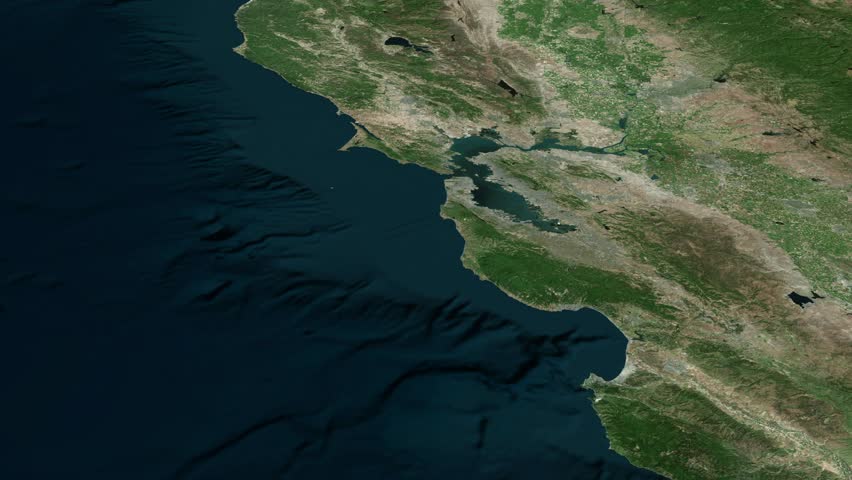
San Francisco City On World Map