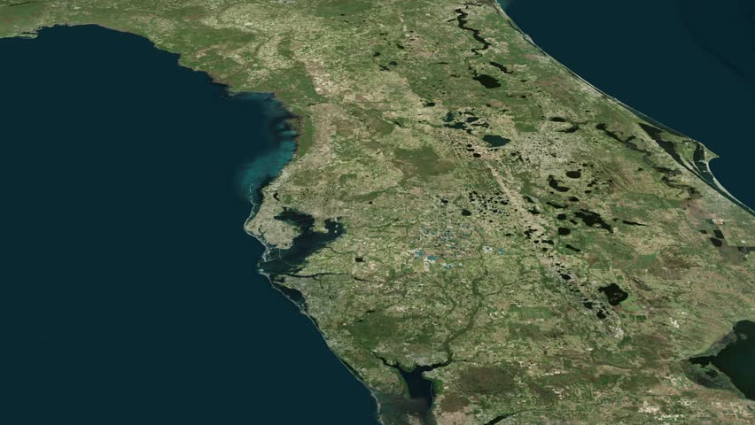 
Tampa City On World Map 