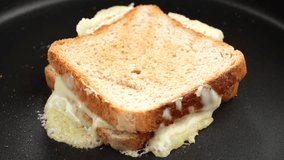 Cooking cheese sandwich on grill, close up - Powered by Shutterstock - Get 15% off with code: PIKWIZARD15