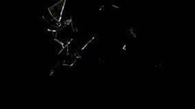 shattered glass, cracked window glass, isolated in black background, vfx, can be used as 3d animation, glass fracture effect - Powered by Shutterstock - Get 15% off with code: PIKWIZARD15