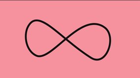 Eternal Looping Animation of Infinity Symbol - Loading Animation for Websites, Videos, and Presentations