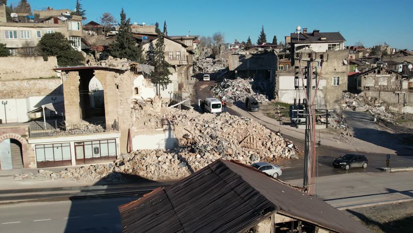 Kahramanmaraş Şekerli Mosque Ruins Divanlı Neighborhood | Shutterstock HD Video #1104861279