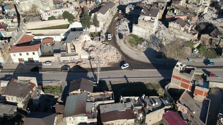 Kahramanmaraş Şekerli Mosque Ruins Divanlı Neighborhood | Shutterstock HD Video #1104861305