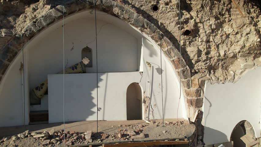 Kahramanmaraş Şekerli Mosque Ruins Divanlı Neighborhood | Shutterstock HD Video #1104861331