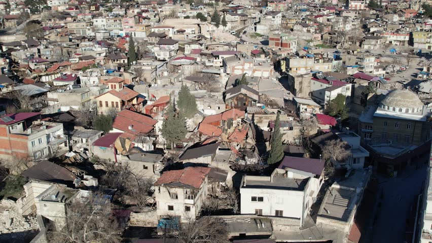 Kahramanmaraş Şekerli Mosque Ruins Divanlı Neighborhood | Shutterstock HD Video #1104861333
