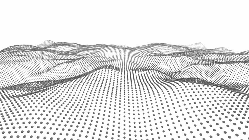 Seamless loop abstraction white background. global digital network. Network connection structure. Digital background with dots and lines. visualization, music performance. animation. stage visual | Shutterstock HD Video #1104865051