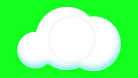 upload icon upload process cloud greenscreen cloud storage internet greenscreen animation