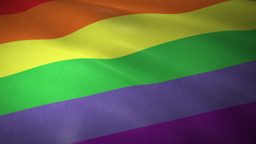 Rainbow LGBT flag. lgbt gay pride flag, lesbian, gay, bisexual, transgender social movements. Celebrate pride month. Background animation Royalty-Free Stock Footage #1104903267