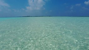 A sand bank in Kaafu Atoll