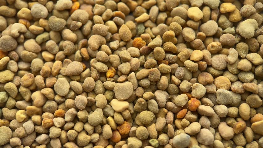 Macro Rotation Bee Pollen Background