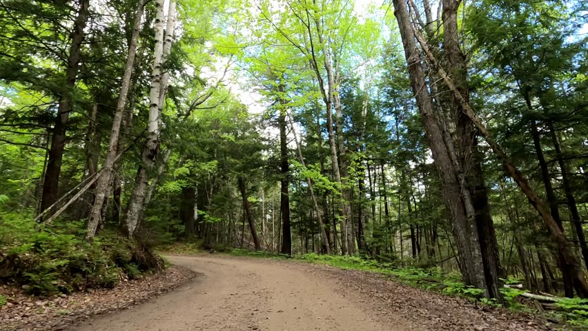 Adirondacks 21 Driving Indian Carry Upper Saranac Lake New York