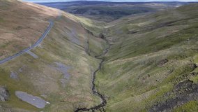 Stunning 4K drone footage in Yorkshire during the day