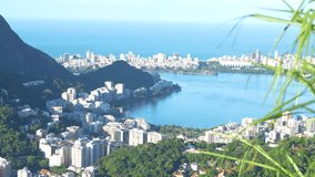 aerial view of Rio de Janeiro. video 4k.
