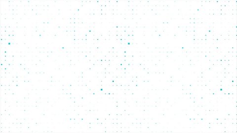 Bright blue small square dots abstract background. Seamless looping motion design. Video animation Ultra HD 4K 3840x2160 - Βίντεο στοκ