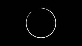 Data download icon animation. White circle line. - Powered by Shutterstock - Get 15% off with code: PIKWIZARD15