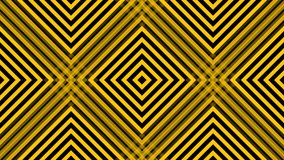 background visuals. seamless moving background. looping video with a rhombus or square pattern with radio wave effect and rotates consisting of solid yellow and black colors