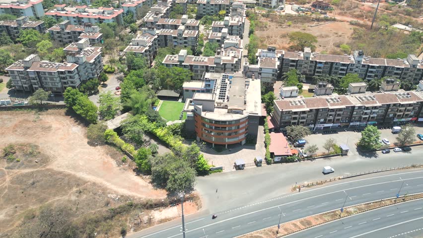 hotel bird eye view in goa india