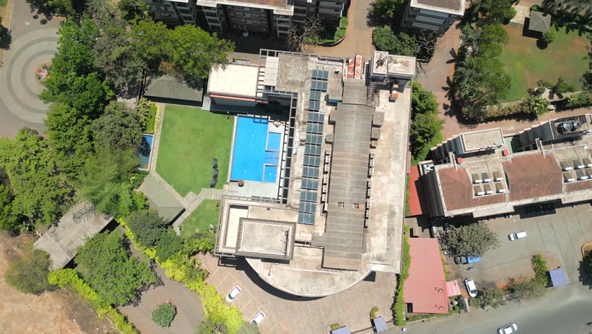 hotel bird eye top 360d view in goa india