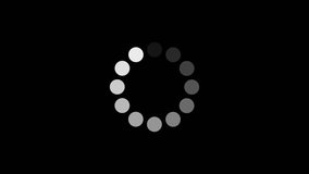 loading animated dots black background 4K UHD with alpha channels (Transparent) - Powered by Shutterstock - Get 15% off with code: PIKWIZARD15