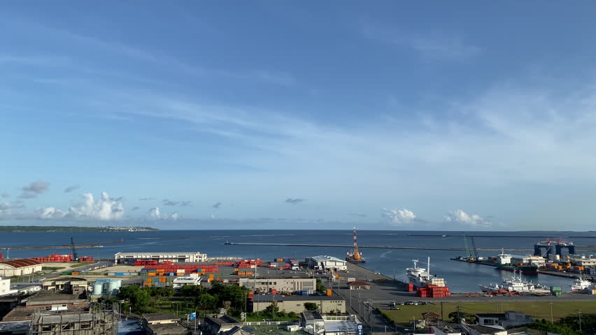 Beautiful tropical city Landscape  from apartment