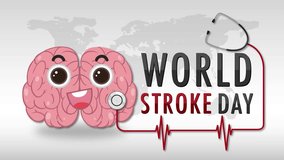 Dynamic Banner Animation for World Stroke Day, October 29th - Powered by Shutterstock - Get 15% off with code: PIKWIZARD15