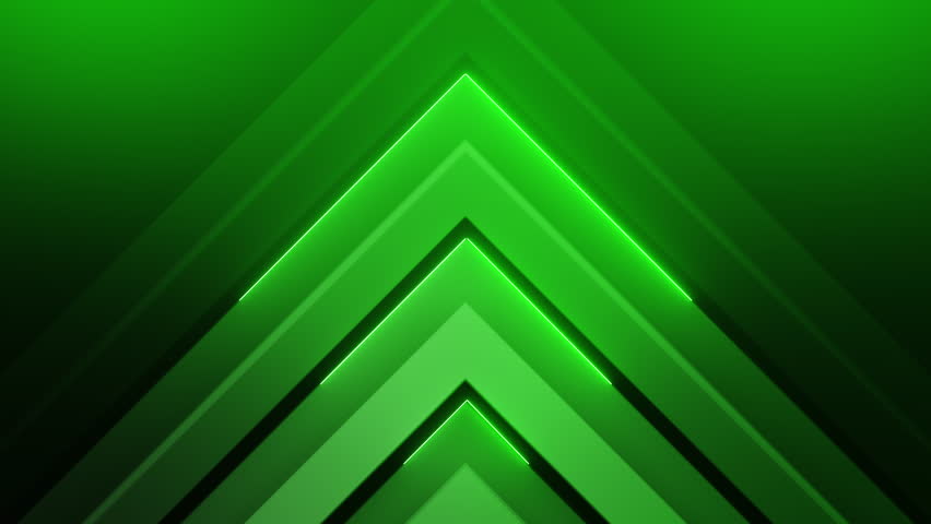 Green arrow moving up with neon lines loop animation. Abstract futuristic motion background. Green energy growth concept Royalty-Free Stock Footage #1105064233