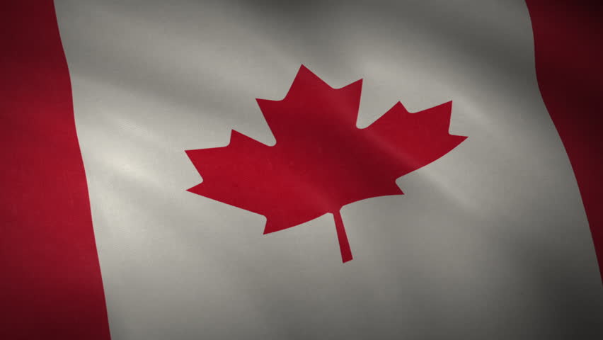 Text celebrate Canada Day animation. Canada flag waving. National flag of Canada. 1st july. Independence day Canada. Background animation Royalty-Free Stock Footage #1105068373