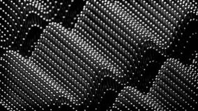 Abstract waves of metal cloud of tiny balls that fall down like rain. Design. Small falling metal particles. - Powered by Shutterstock - Get 15% off with code: PIKWIZARD15